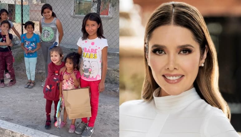 'Y solo por likes', Marlene Favela divide opiniones por grabar a su hija regalando juguetes