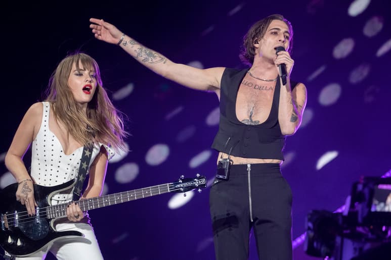 Maneskin en el Global Citizen Festival de Nueva York. (EFE)