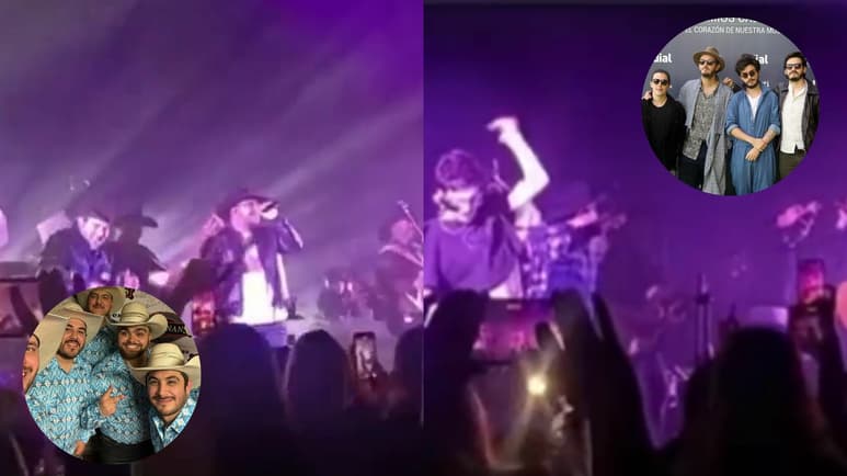VIRAL: Morat y Grupo Frontera sorprenden cantando No se va