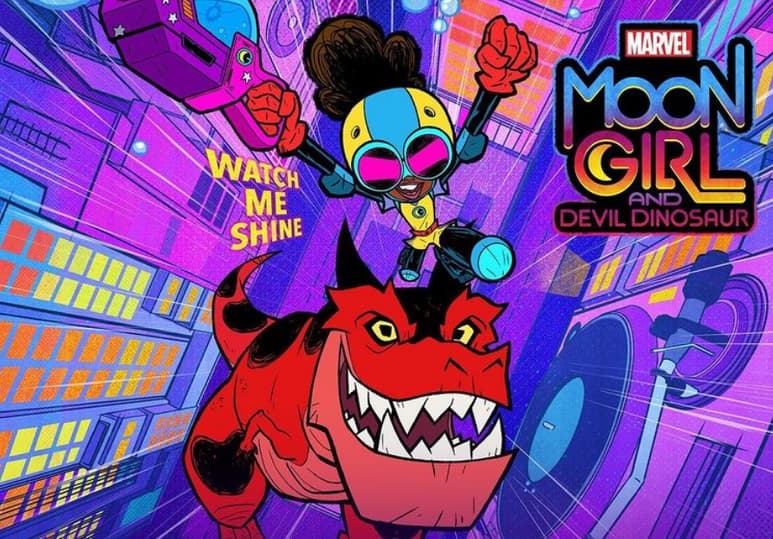 Cortesía / Instagram Marvel’s Moon Girl and Devil Dinosaur