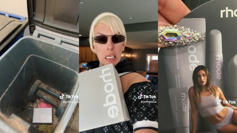 'Como dijo Shawn Mendes, adiós' Jeffree Star tira paquete de Hailey Bieber a la basura