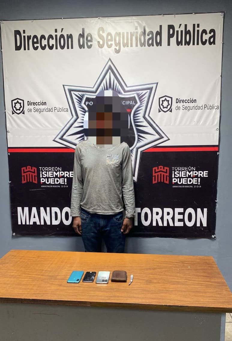 José 'NN' de 40 años de edad, quedó detenido como probable responsable del delito de robo a persona con violencia.