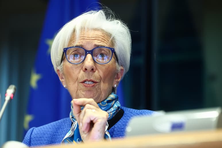 El BCE está determinado a bajar la inflación general en los 20 países que comparten el euro hasta el 2 %. (STEPHANIE LECOCQ / EFE)