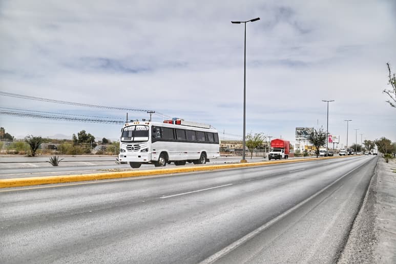La única ruta autorizada es de los camiones Periféricos. (ARCHIVO)