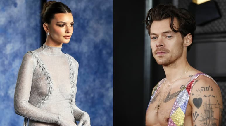 Captan a Harry Styles dándole tremendo beso a Emily Ratajkowski