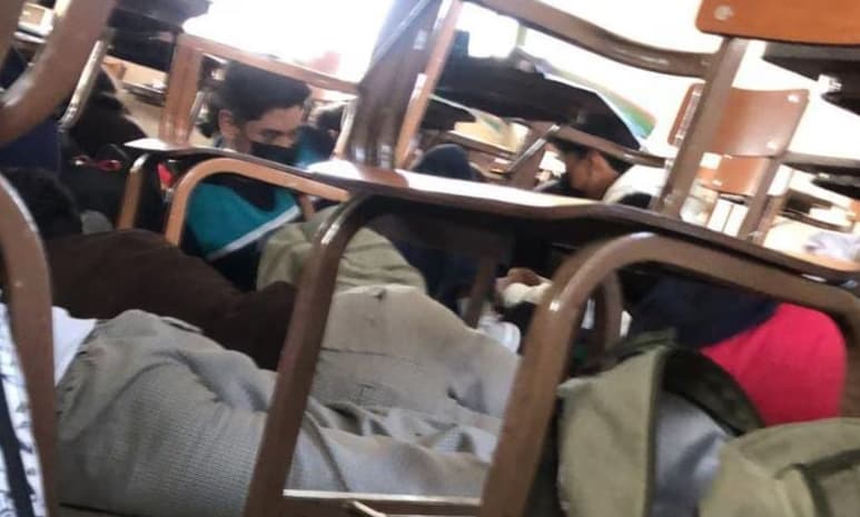 Autoridades municipales señalaron que la balacera ocurrió por una persecución. (ESPECIAL)