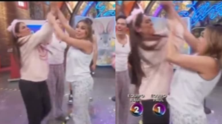 VIDEO: Andrea Escalona golpea a Galilea Montijo en pleno programa en vivo