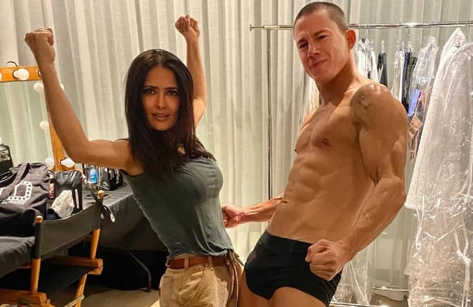 La foto viral con la que Salma Hayek felicitó a Channing Tatum por su cumpleaños