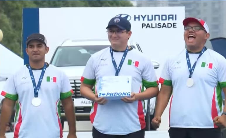 México gana plata en la Copa del Mundo de Tiro con Arco en Shanghái