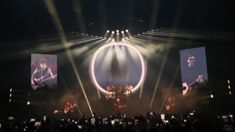 Éxitos. Morat interpretó algunas de sus canciones más populares como Besos en guerra. (FOTO: VAYRON INFANTE)