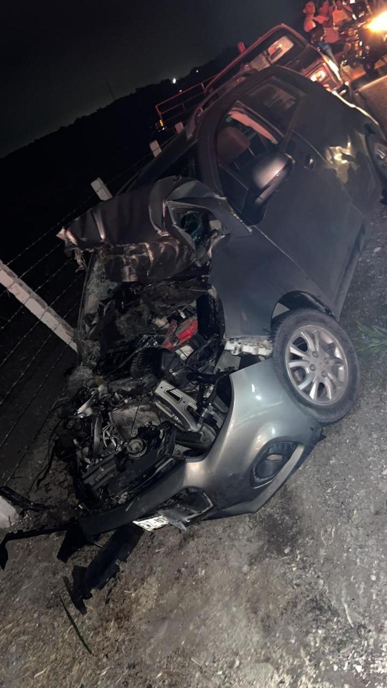 El vehículo impactó por alcance al carromato y le quitó la vida a su conductor.