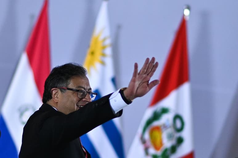 'Esta reunión claramente tiene como objetivo clarificar ese papel de América Latina, debatirlo, tratar de llegar a consensos', agregó Petro. (ANDRÉ BORGES / EFE)