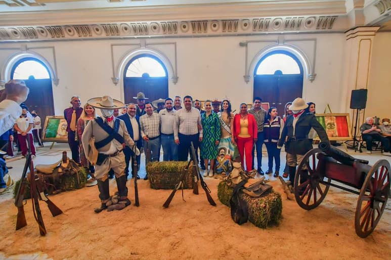 Se exhibirán las banderas de la División del Norte en el salón Azul del 1 al 7 de junio.