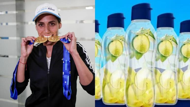 Botellas con las que Tupperware apoyó a nadadoras se agotaron