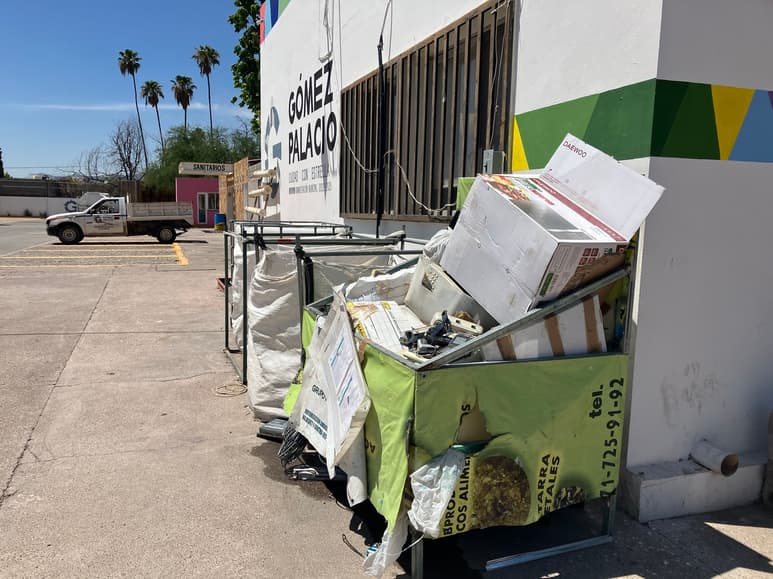 La Dirección de Ecología cuenta con contenedores para la basura electrónica de los hogares.