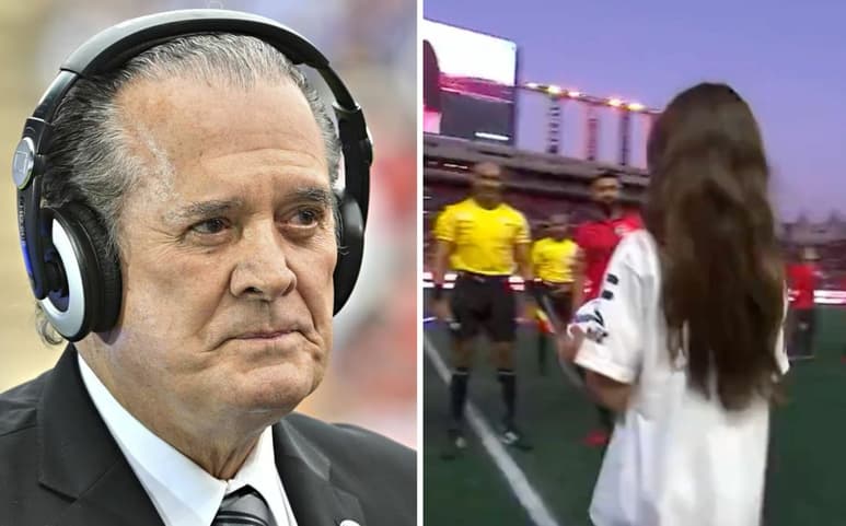 Raúl Orvañanos fue duramente criticado por decirle 'señorita muy guapa' a la niña del protocolo de cada partido.