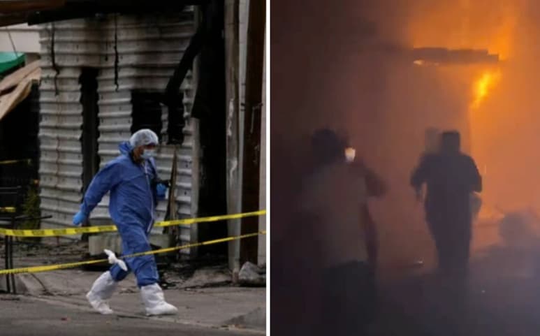 El sujeto, supuestamente bajo los influjos del alcohol, acosó a mujeres dentro del bar y al ser expulsado por el personal, regresó para incendiar el establecimiento.