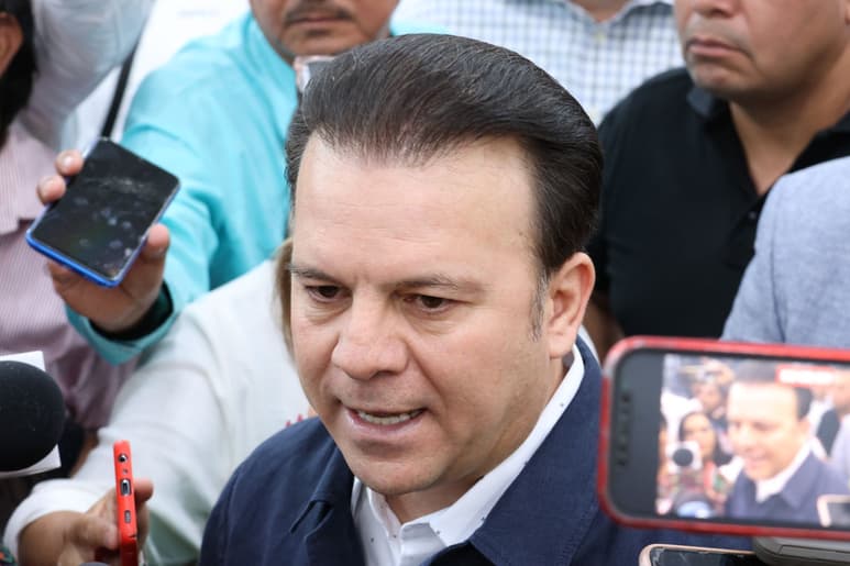 Villegas estuvo hoy en Gómez Palacio. (VAYRON INFANTE)