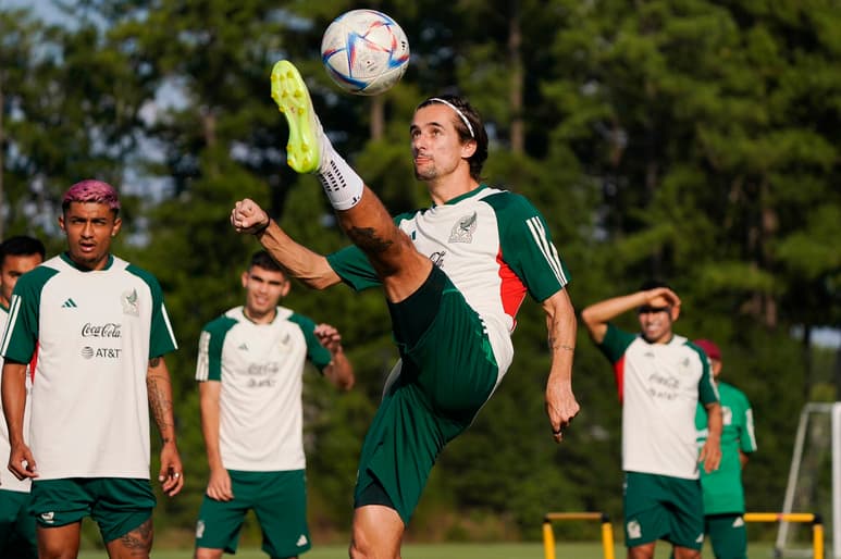 La Selección Mexicana entrenó ayer para el choque de hoy frente al conjunto asiático. (Cortesía FMF)