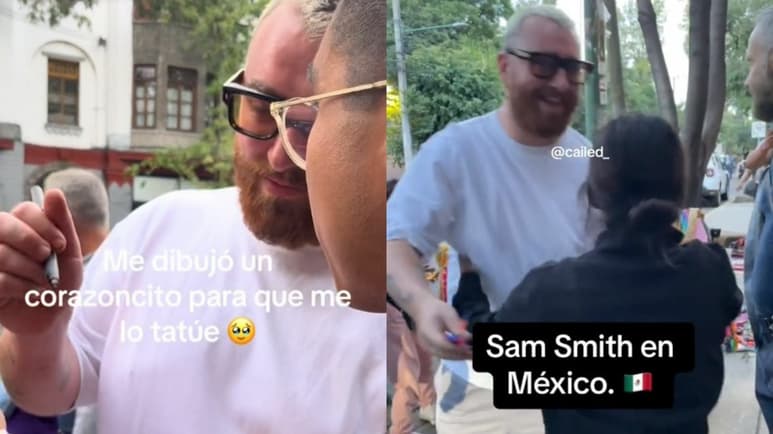 Captan a Sam Smith paseando por las calles de la CDMX