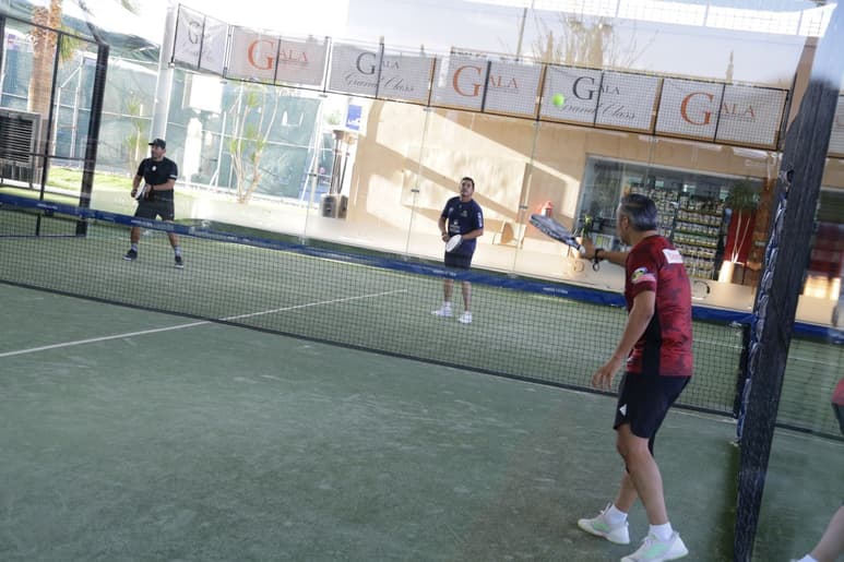 Los juegos en el pádel han estado lleno de emociones y adrenalina en las diferentes canchas. (Luis Enrique Moreno)