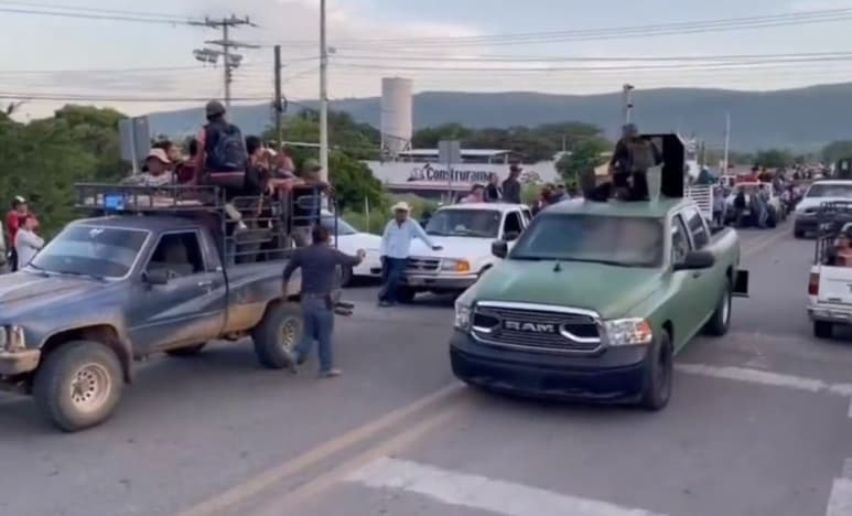 Vitorean a hombres armados del Cártel de Sinaloa en Chiapas