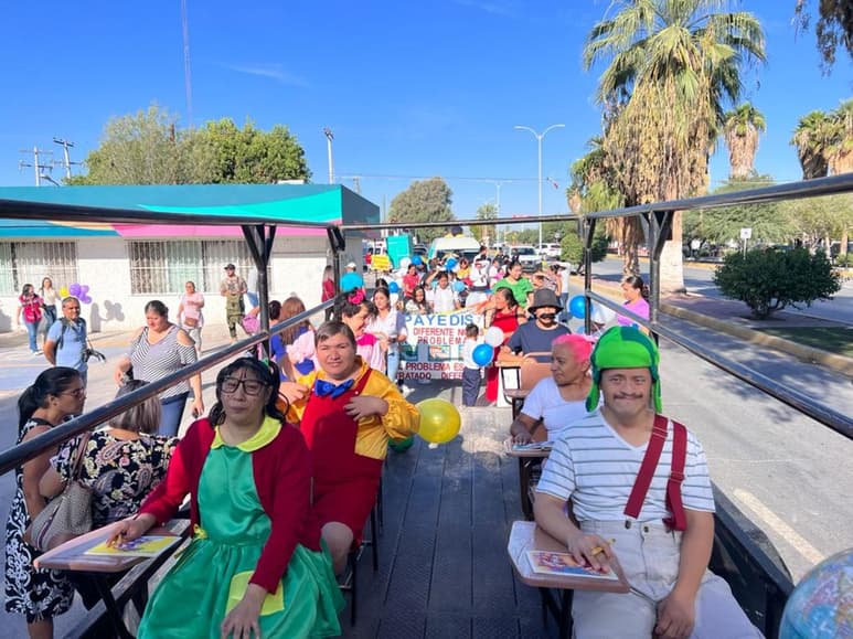 En el acto inaugural participaron alumnos de instituciones de educación especial. (EL SIGLO DE TORREÓN)