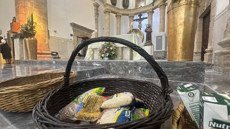 La colecta es nacional y cada Diócesis la realiza en sus templos y capillas, y el objetivo es captar 110 toneladas de ayuda alimentaria. (ARCHIVO)