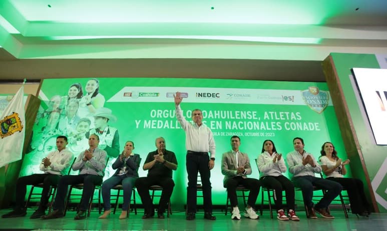 Reconocen a medallistas de Nacionales Conade 2023, Juegos Nacionales Populares 2023 y Juegos Centroamericanos y del Caribe 2023.