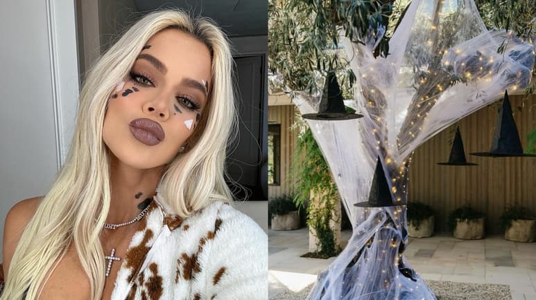 Inspírate en la increíble decoración de Halloween de Khloé Kardashian para ambientar tu casa