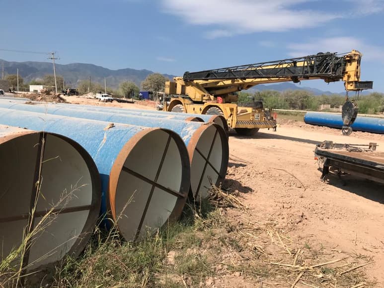 De la operatividad de los módulos para el tratamiento del agua mencionó el alcalde que se harán pruebas en la primera y segunda semana de diciembre. (FERNANDO COMPEÁN / EL SIGLO DE TORREÓN)