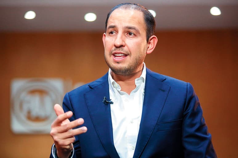 Marko Cortés adelantó que los senadores del PAN votarán en contra de las tres candidatas propuestas por AMLO para ocupar la vacante que dejó Arturo Zaldívar en la Suprema Corte.