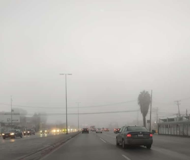 Ayer se registró neblina al oriente y norte de Torreón.