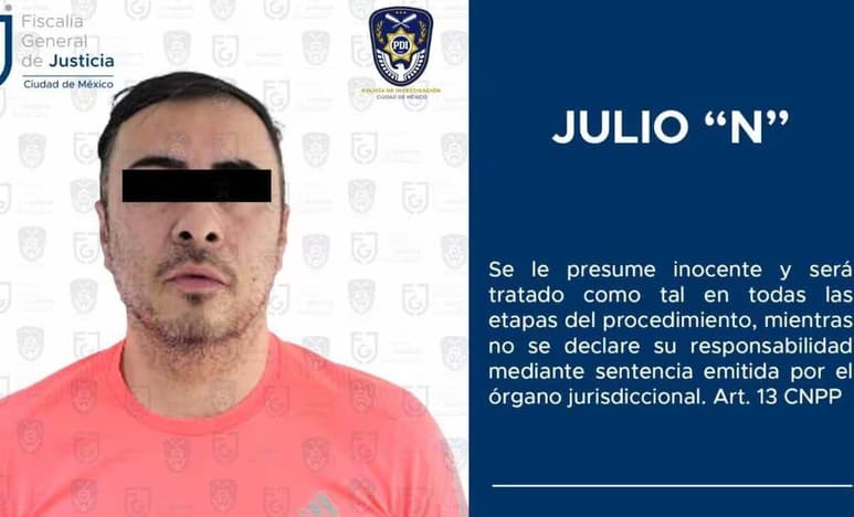El imputado fue trasladado al Reclusorio Preventivo Varonil Oriente. (ESPECIAL)