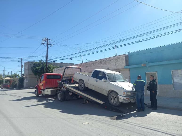 La unidad fue asegurada por la Policía Municipal.