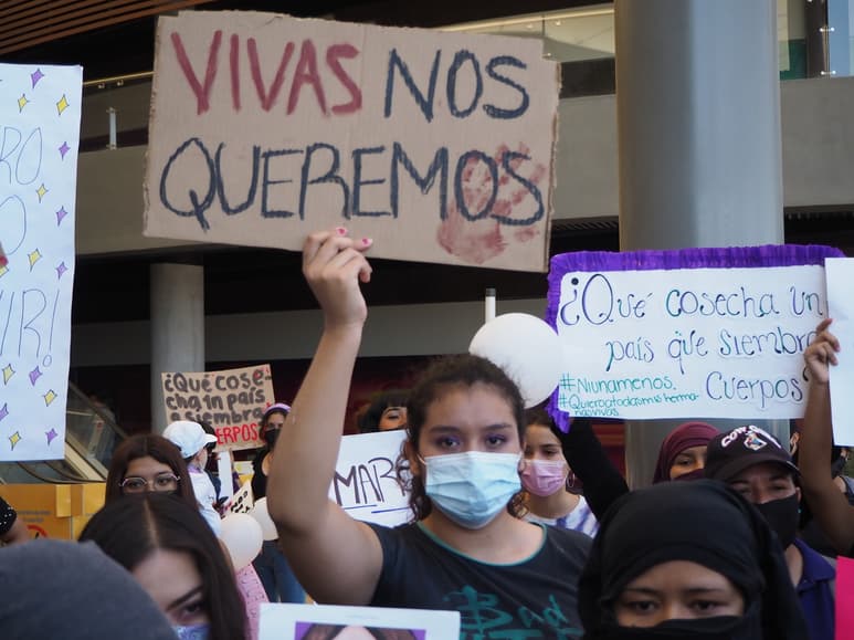 En 2021, 70 % de las mujeres mayores de 15 años refirieron haber sido víctimas de violencia de género.