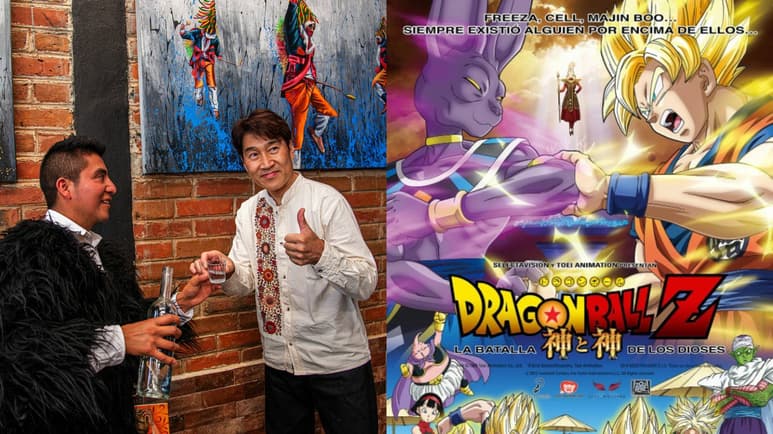 El músico, compositor y orquestador japonés Norihito Sumitomo, creador de la música de la película 'Dragon Ball Z', compartió este sábado experiencias musicales con artistas plásticos y músicos indígenas mayas tzotziles y tzeltales y admiradores de la series de anime, en el municipio de San Juan Chamula, en el sureño estado mexicano de Chiapas. (EFE/ CORTESÍA)