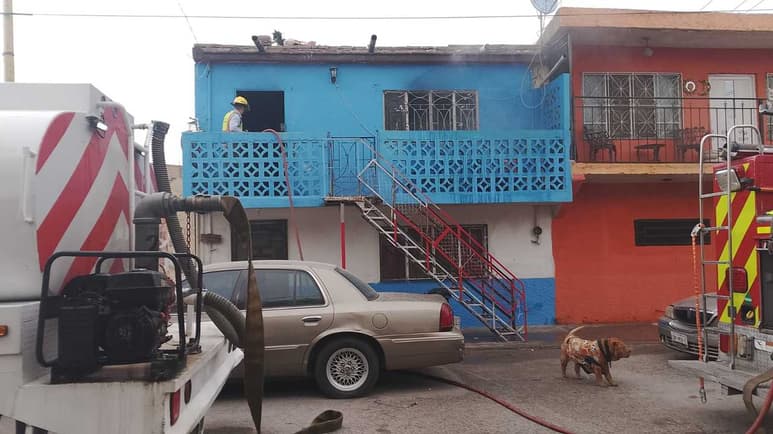 En el lugar incendiado no se encontraban los habitantes.