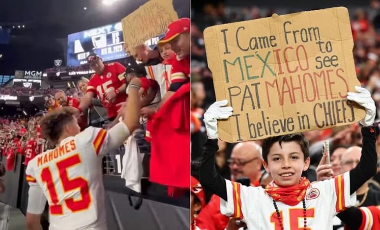 Patrick Mahomes, una de las máximas estrellas de la NFL, brilló este domingo en la victoria de Kansas City Chiefs (31-17) sobre Las Vegas Raiders.