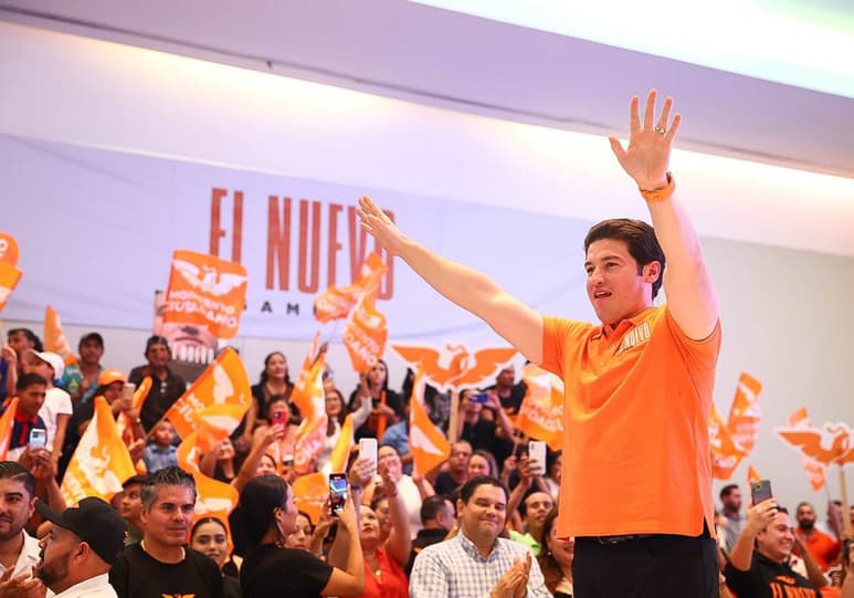Samuel García, aspirante a la Presidencia de México.