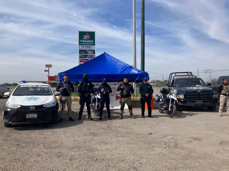 El módulo se instala en el entronque Torreón-San Pedro. (EL SIGLO DE TORREÓN)
