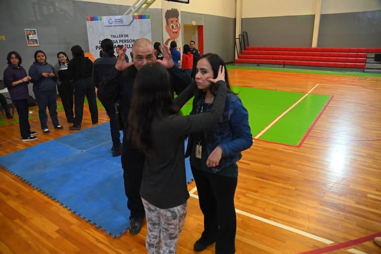 Capacitan en técnicas básicas para deshacerse del agresor.