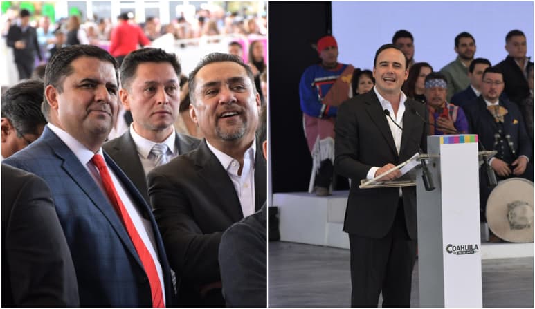 El edil lerdense asistió este viernes a la ceremonia de toma de protesta ciudadana del gobernador de Coahuila.
