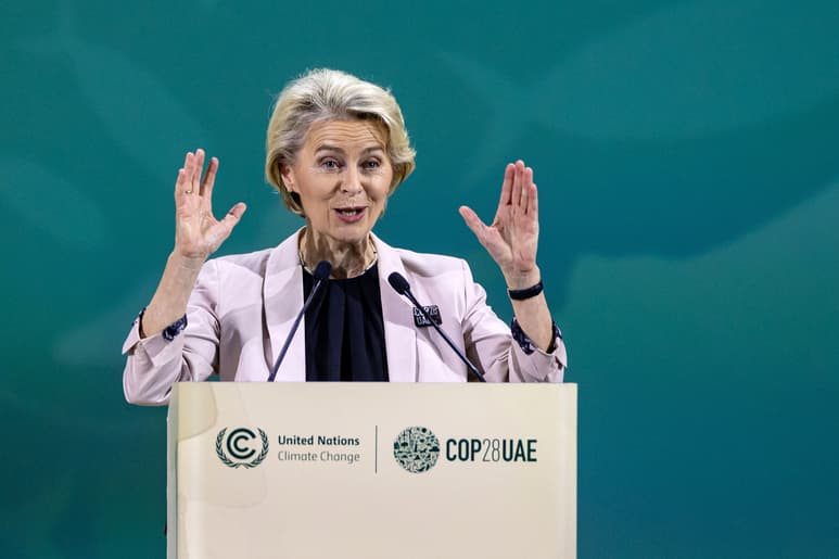 La presidenta de la CE recalcó que la energía 'más barata del mundo' es 'la que no se usa'. (MARTIN DIVISEK / EFE)