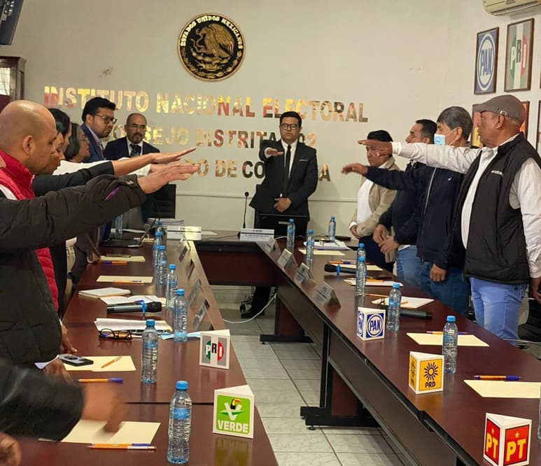 Con la conformación del Consejo Distrial se formalizan los preparativos de la jornada electoral del año que entra. (EL SIGLO DE TORREÓN)