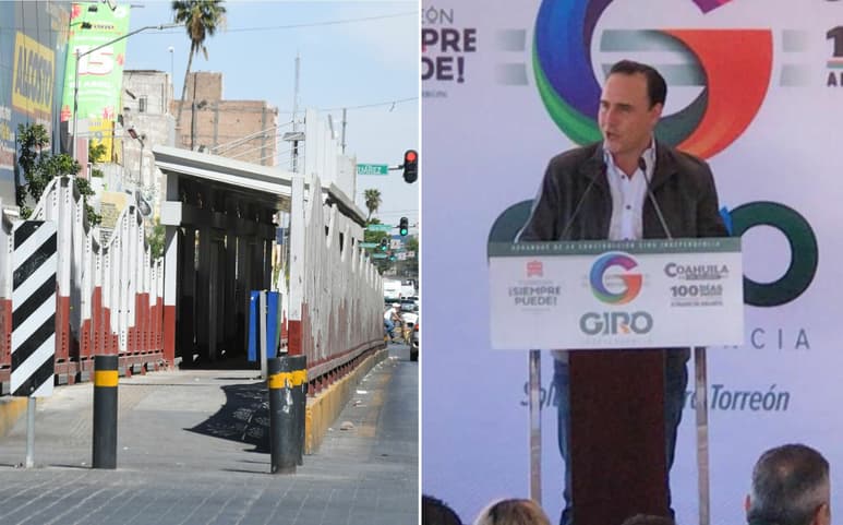 Manolo Jiménez, gobernador de Coahuila, dijo que se dará continuidad al Bus Laguna. (FERNANDO COMPEÁN)