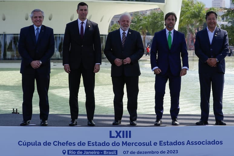 Venezuela está suspendida como miembro del Mercosur desde 2017 por una alegada 'ruptura del orden democrático'. (ANDRÉ COELHO / EFE)