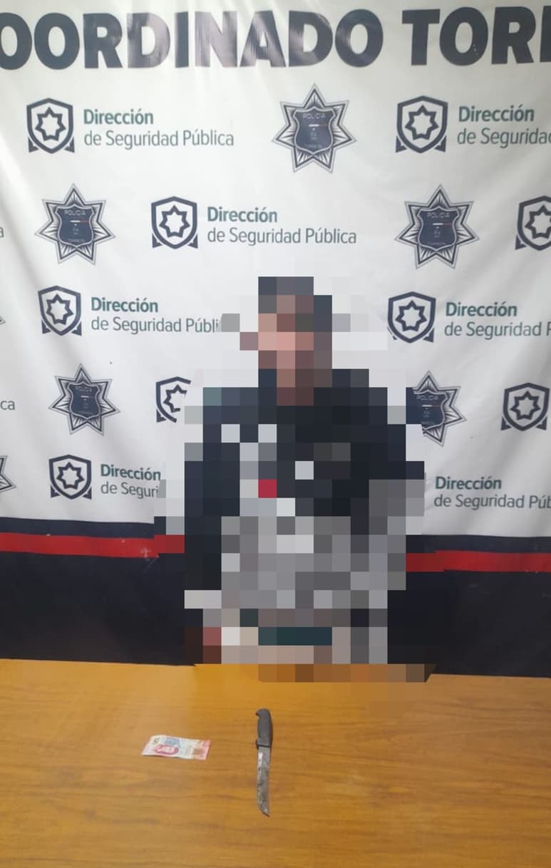 El sujeto se puso a disposición de la Agencia del Ministerio Público.