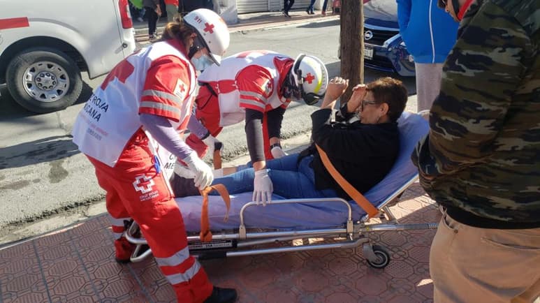 Resbala y termina con fractura en Saltillo