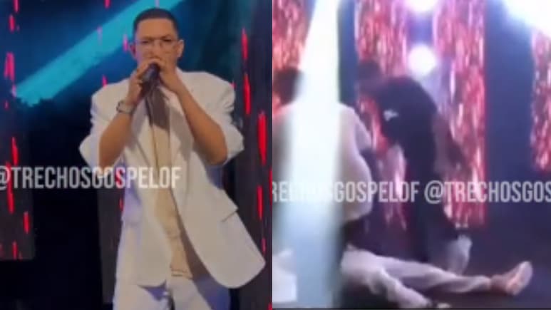VIDEO: Cantante brasileño sufre ataque al corazón y se desploma en pleno concierto